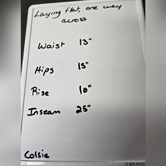 Colsie M Grey Ribbed Leggings Wide Elastic Waistband - Picture 5 of 5